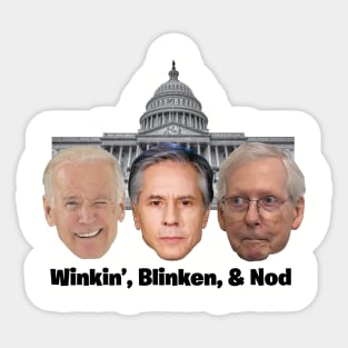 Winkin', Blinken, & Nod Sticker